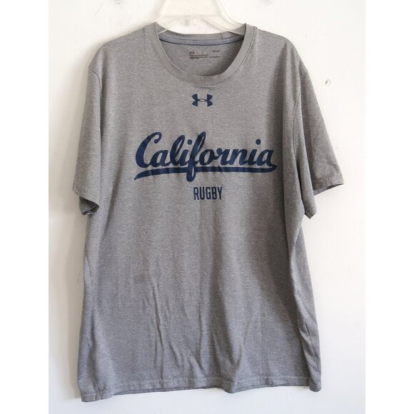 Under Armour University of California Rugby Tee - Size Large - Picture 1 of 7